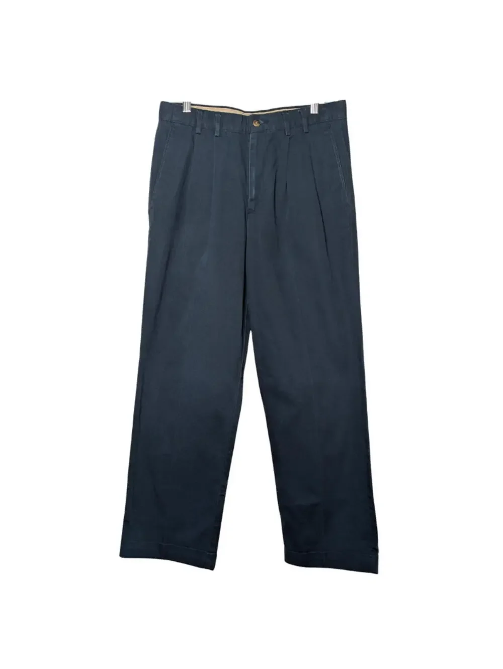 Dockers Khakis Men’s Cotton Chinos, Blue, W32 L30, Relaxed Fit, Vintage 1990's
